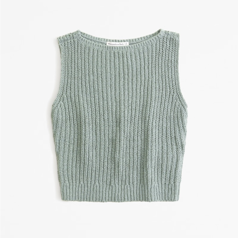 Abercrombie Slash Shaker Tank - Sage
